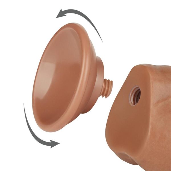 Dildo Sliding Skin 7.5 Brown - Image 5