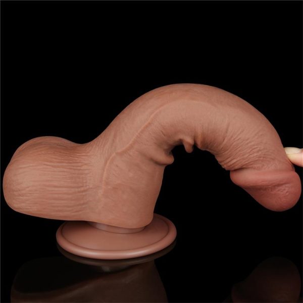 Dildo Sliding Skin 7.5 Brown - Image 10