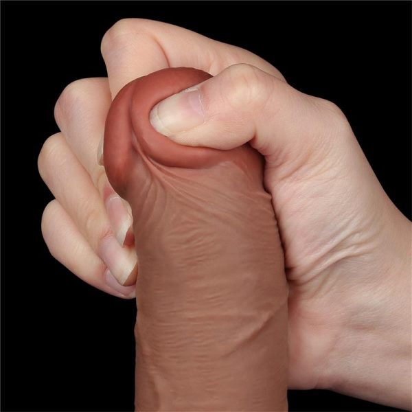 Dildo Sliding Skin 8 Brown - Image 8