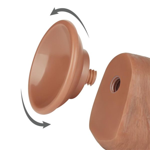 Dildo Sliding Skin 8 Brown - Image 5