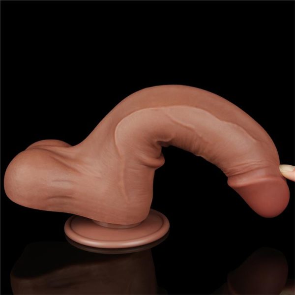 Dildo Sliding Skin 8.5 Brown - Image 9