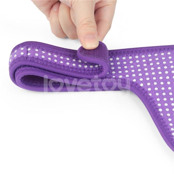 Easy Strap On Harness Polka Dots Purple - Image 5