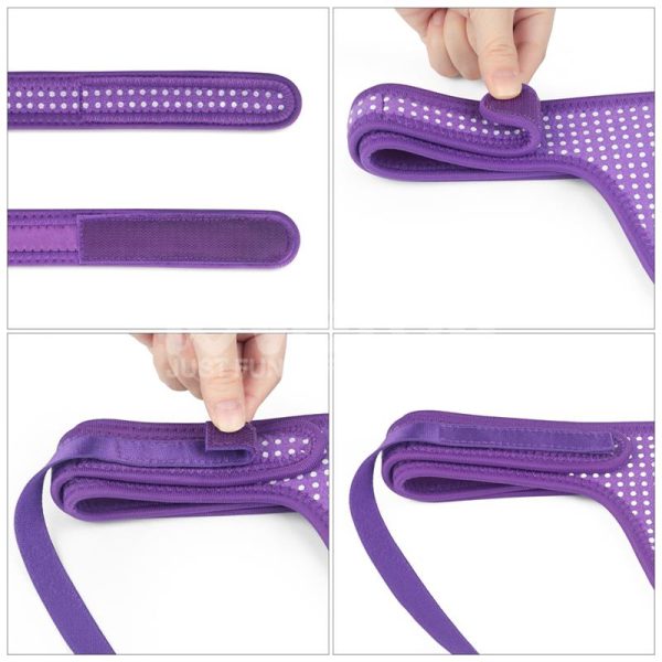 Easy Strap On Harness Polka Dots Purple - Image 9
