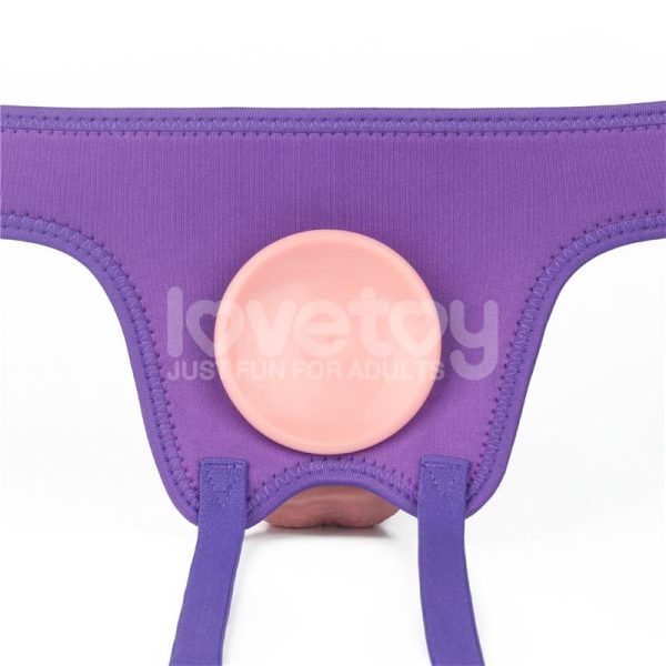 Easy Strap On Harness Polka Dots Purple - Image 14