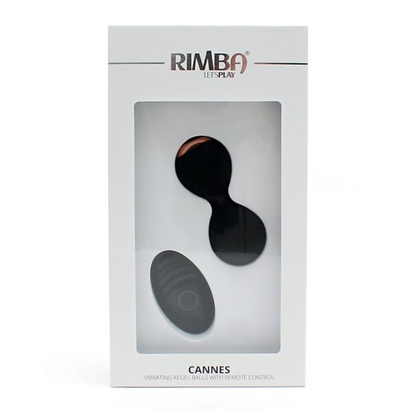 Vibrating Kegel Balls with Remote Control Cannes Black - Image 4