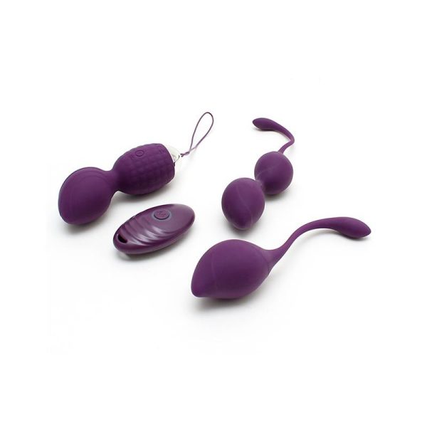 Vibrating Kegel Ball Set Remote Control Rimini Purple - Image 2