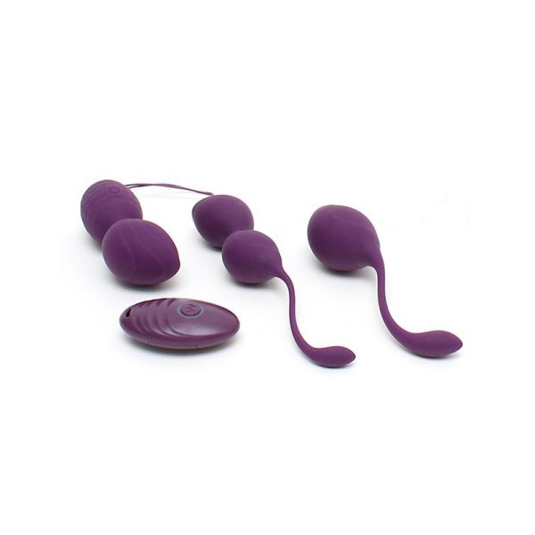 Vibrating Kegel Ball Set Remote Control Rimini Purple - Image 3