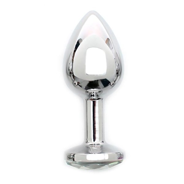 Metal Butt Plug Sofia Clear Jewel - Image 2