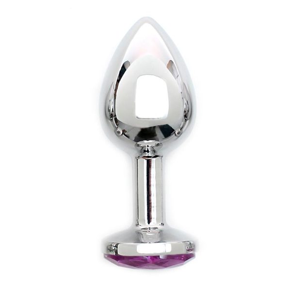Metal Butt Plug Sofia Pink Jewel - Image 2