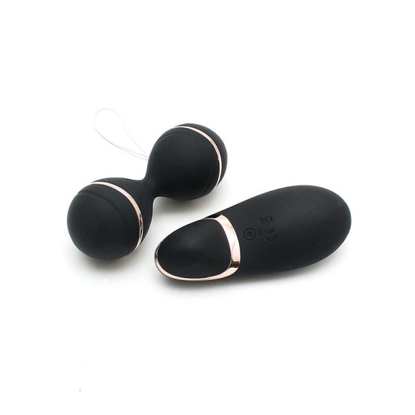 Vibrating Lay-on Kegelball set Ibiza Black - Image 2