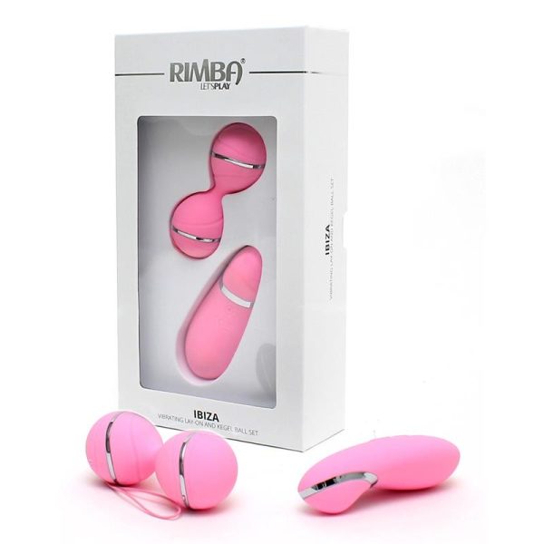 Vibrating Lay-on Kegelball set Ibiza Pink - Image 4