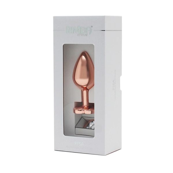 Pisa Heart Shaped Butt Plug Rose Gold - Image 4
