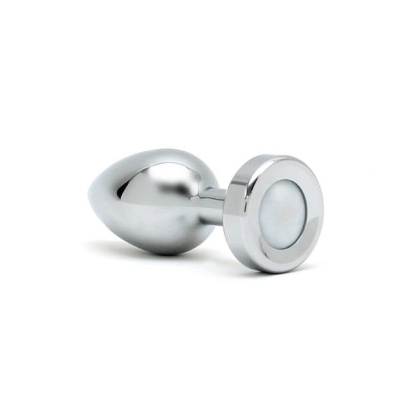 Butt Plug with Led Lights Pisa Silver - Image 4