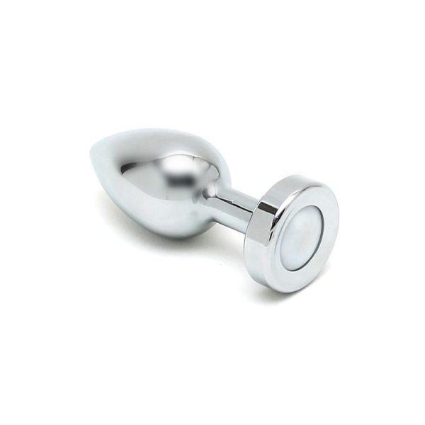 Butt Plug with Led Lights Pisa Silver - Image 6