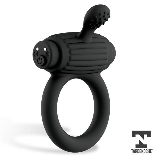 Dully Vibrating Penis Ring Silicone Magnetic USB - Image 2