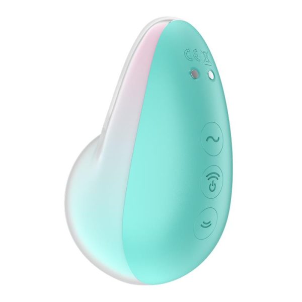 Pixie Dust Clitoris Sucker with Vibration Mint/Pink - Image 4