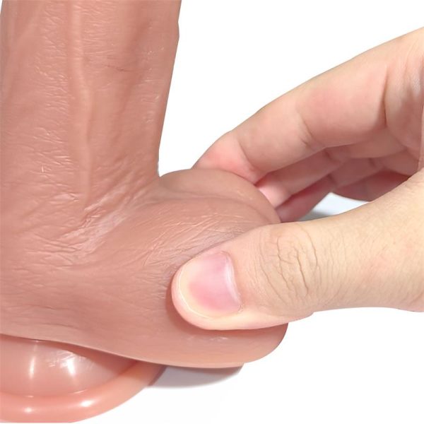 Tiberio Realistic Turbo Shaking Dildo with Thrusting, 360º Rotation, and Remote Control Liquid Silicone - Image 7