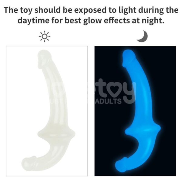 Double dildo Lumino Play Blue Light 10.5 - Image 12