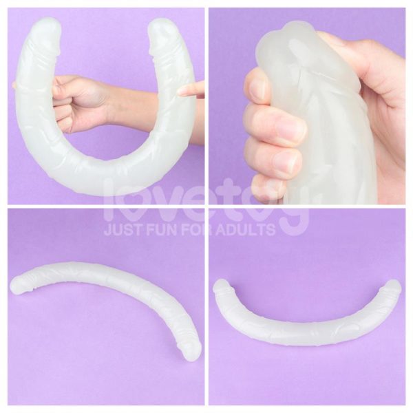 Double dildo Lumino Blue Light 18.5 - Image 6