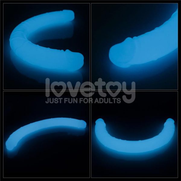Double dildo Lumino Blue Light 18.5 - Image 7