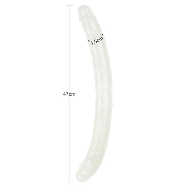 Double dildo Lumino Blue Light 18.5 - Image 8