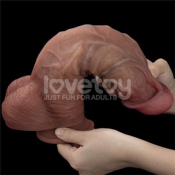Dildo Dual Layered XXL 10.5 Black - Image 7