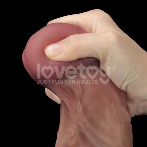 Dildo Dual Layered XXL 10.5 Black - Image 8