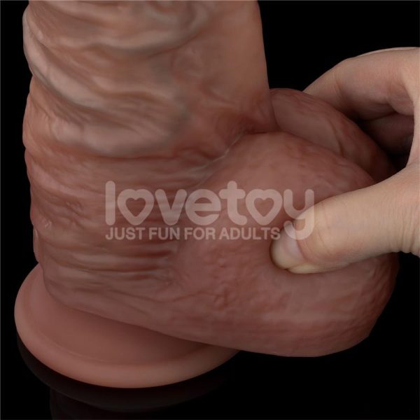 Dildo Dual Layered XXL 10.5 Black - Image 10