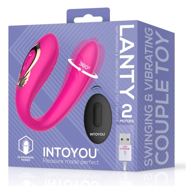 Lanty Couples Toy with 360º Oscillation and Remote Control - Image 9