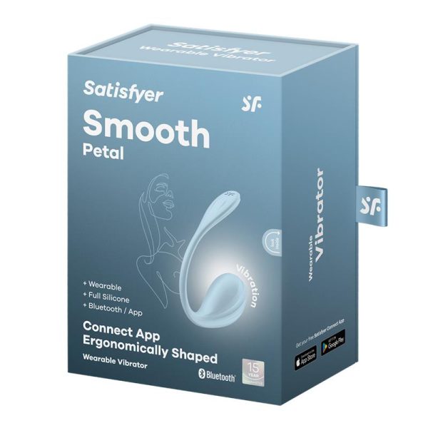 Smooth Petal Panty Vibrator with APP Blue - Image 6