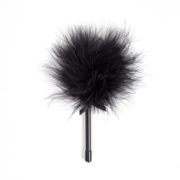 Secret Play Black Marabou Duster - Image 2