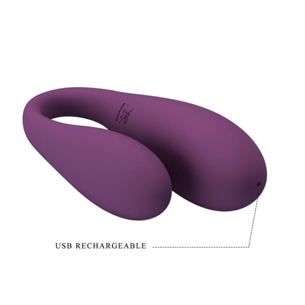 August Vibrador de Parejas App Remote Lila CL12 - Image 5