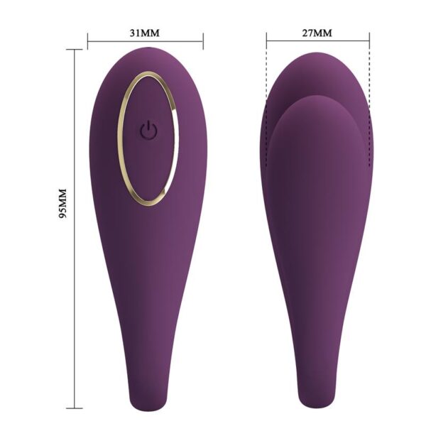 August Vibrador de Parejas App Remote Lila CL12 - Image 18