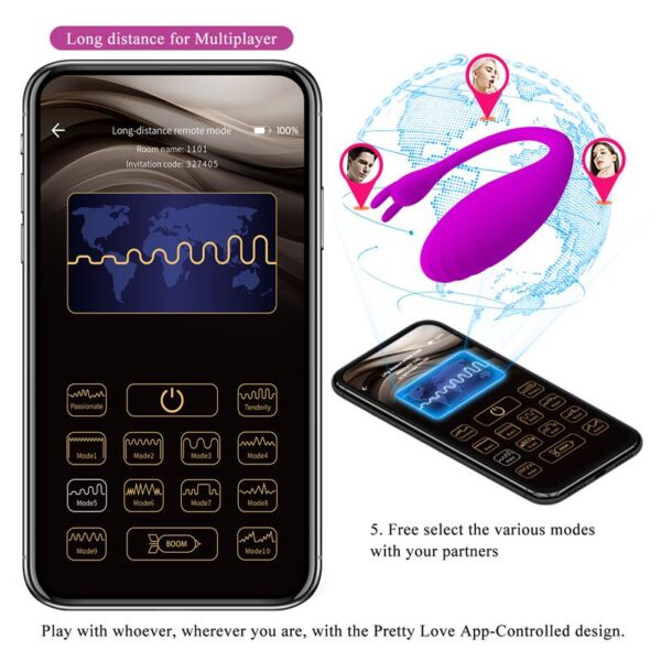 Catalina Vibrating Egg with APP Pink - Image 17