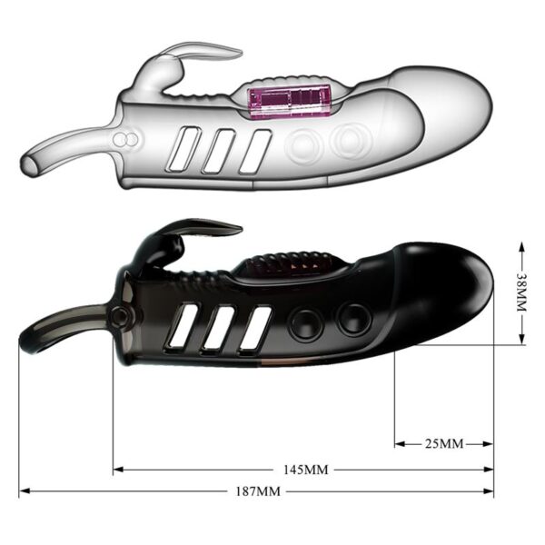 Vibrating Penis Sleeve Black - Image 7