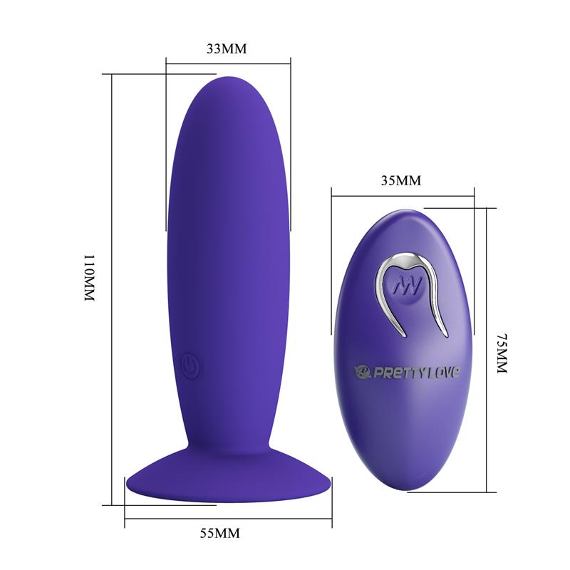 Youth Vibrating Anal Plug with Remote - Image 5