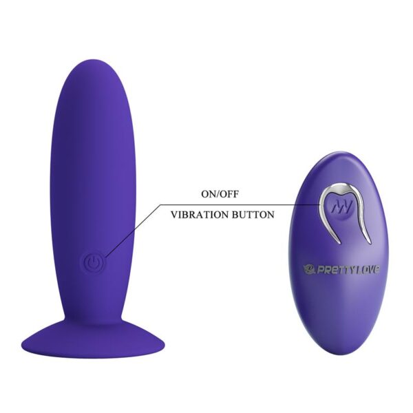 Youth Vibrating Anal Plug with Remote - Image 6