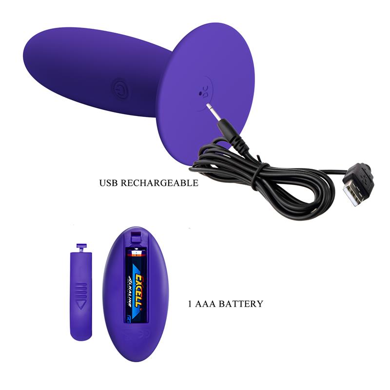 Youth Vibrating Anal Plug with Remote - Image 7