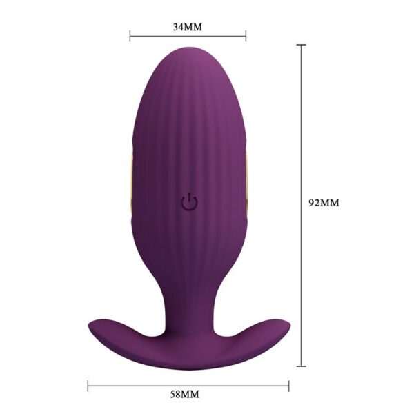 Jefferson Anal Plug with Vibration and Electroshock with App - Image 16