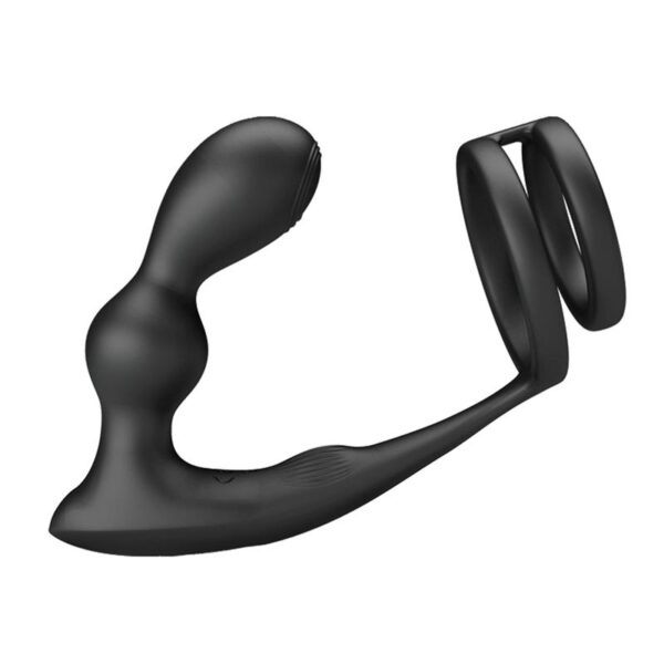 Marshall Anal Plug with Vibration and Cock and Ball Ring - Image 4