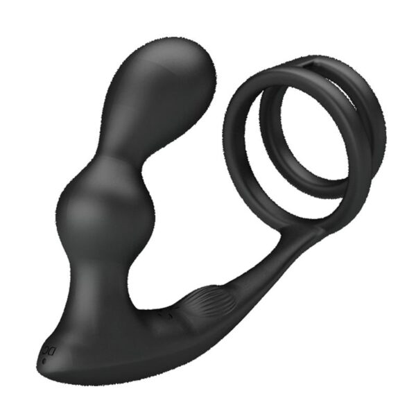 Marshall Anal Plug with Vibration and Cock and Ball Ring - Image 5