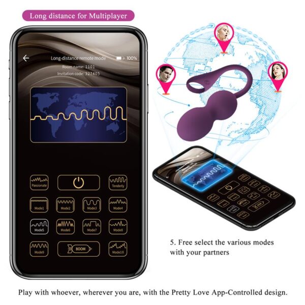 Kegel Balls with Vibration and APP - Image 15