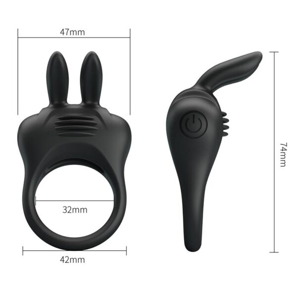 Davion Cock ring with vibration and Rabit - Image 6