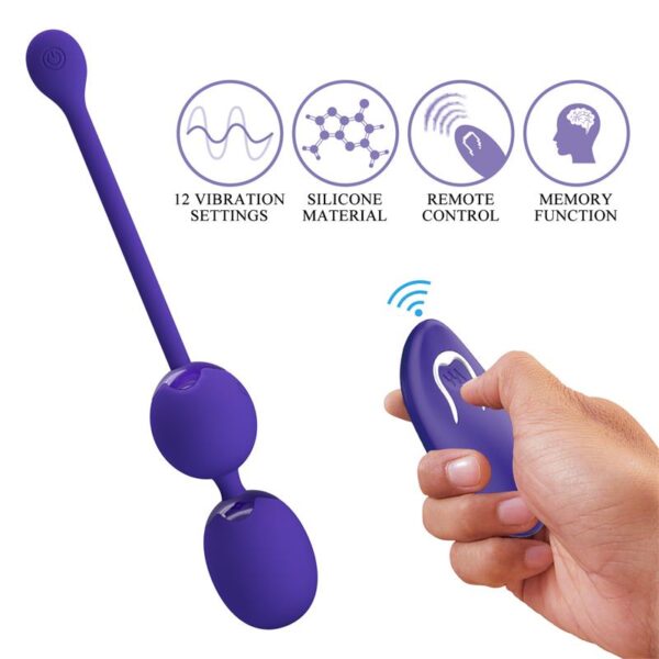 Willie Youth Vibrating Kegel Balls with Remote - Image 2