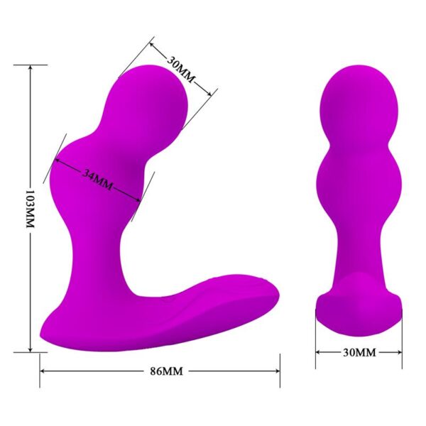 Terrance Vibrating Butt plug with Remote - Image 9