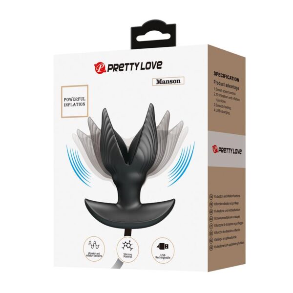 Manson Inflatable Butt Plug with Vibration - Image 9