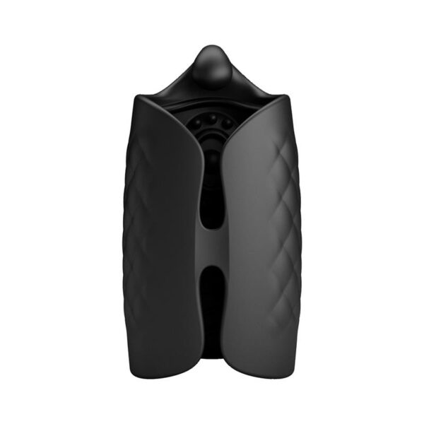 Black Glans Trainer Vibrating Male Masturbator - Image 5
