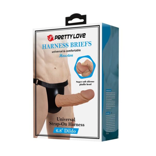 Houston Strap-On Harness with Hollow Dildo - Image 10