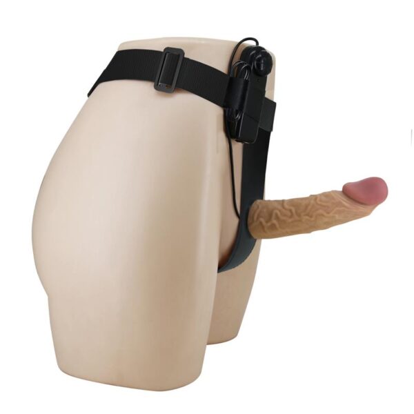 Draven Universal Adjustable Harness with Hollow Vibrating Dildo - Image 6