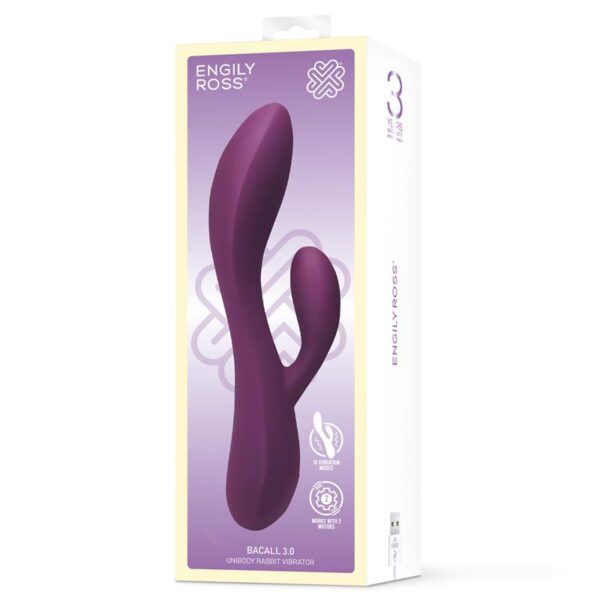 Bacall 3.0 Vibe Injected Liquified Silicone Double Motor USB - Image 2